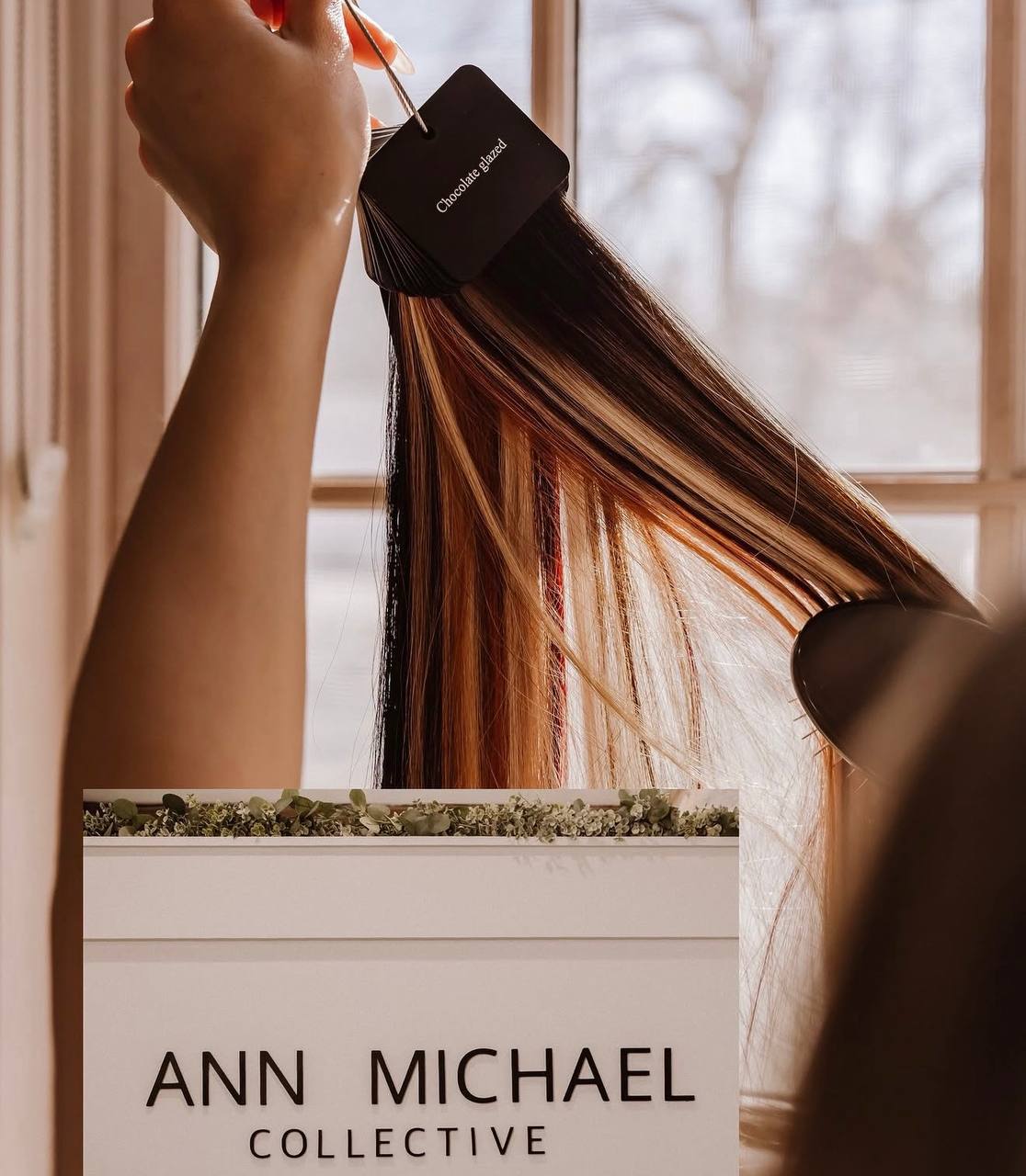 Frizz-free hair result