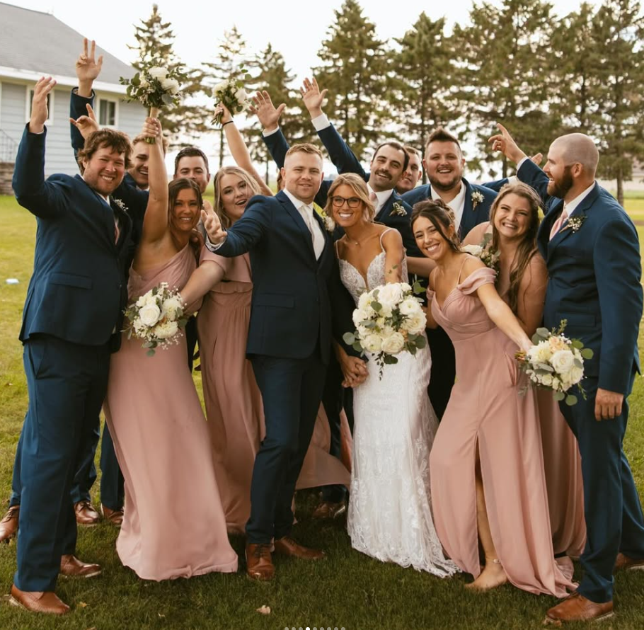 Wedding party celebration